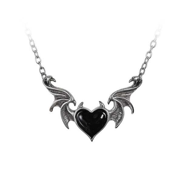 Ik7VGothic-Blacksoul-Necklace-Black-Red-Heart-Wing-Necklace-jewelry