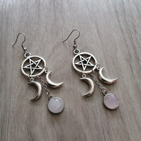 SQWSPentagram-Crescent-Moon-Rose-Stone-Earrings-Natural-Stone-Wicca-Witchy-Creative-Gorgeous-Wedding-Pagan-Gothic-Women