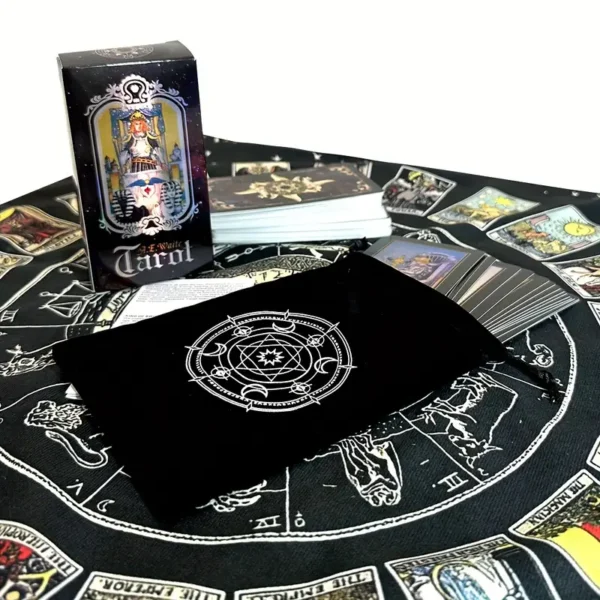 holographic-tarot-deck-with-velvet-pouch-and-mat-1