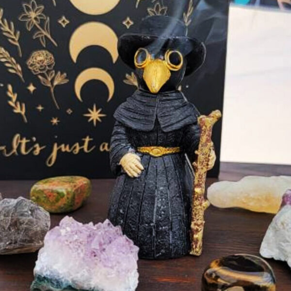 incense-resine-cone-burner-holder-plague-doctor-small-arwmatistis-giatros-panouklas-mini_2