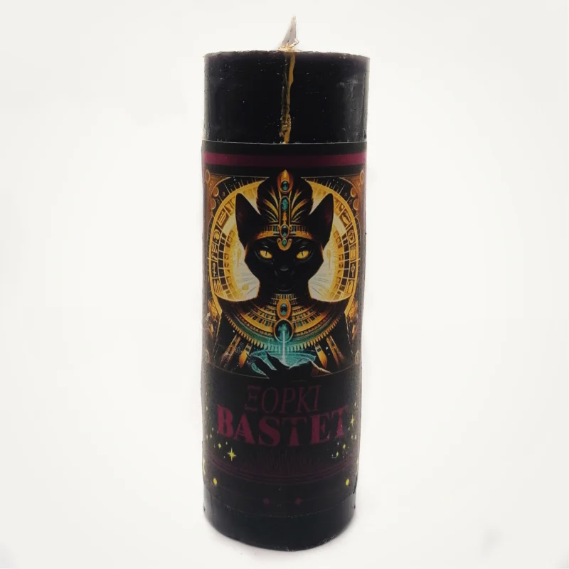 Bastet ritual candle 1